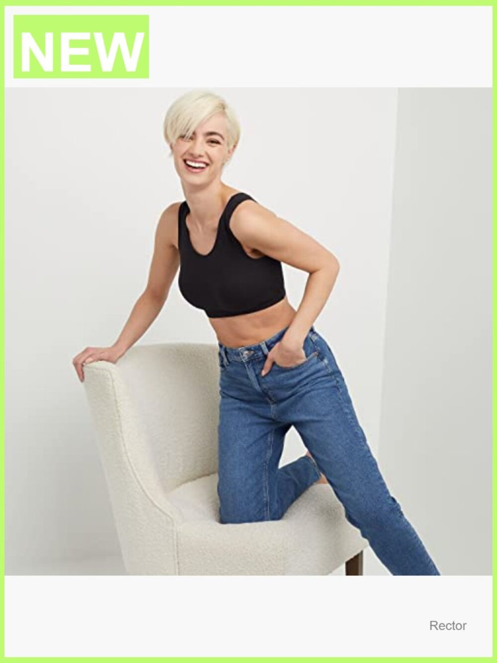 Cotton Scoopneck Bralette Pack, Low-Impact Sports Bra, 3-Pack - Picture 5 of 7